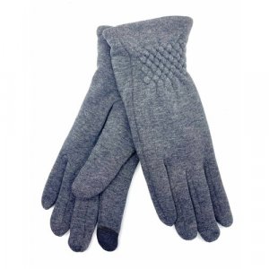 Перчатки , размер 6-6,5, серый Диана. Цвет: серый