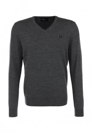 Пуловер Fred Perry CLASSIC V NECK SWEATER. Цвет: серый