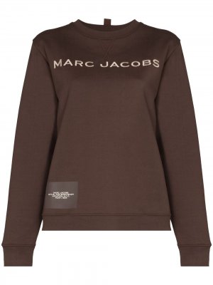 Толстовка с вышитым логотипом Marc Jacobs. Цвет: коричневый