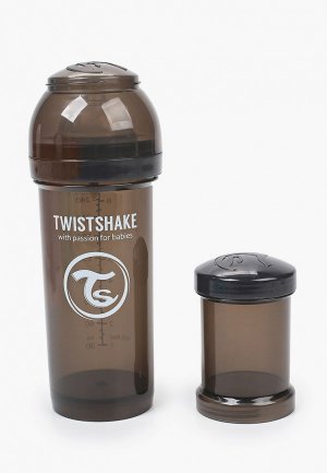 Бутылочка для кормления Twistshake 260 мл. Цвет: черный