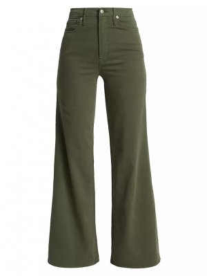 Расклешенные брюки-палаццо с хорошей талией , цвет fern Good American