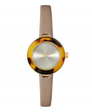 Женские часы Lenara с ацетатно-коричневым кожаным ремешком, 28 мм Ted Baker
