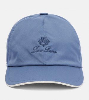 Бейсболка с логотипом , синий Loro Piana