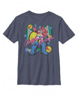 Детская футболка Трансформеры Оптимус Прайм в стиле ретро 80-х годов для мальчиков , синий Hasbro