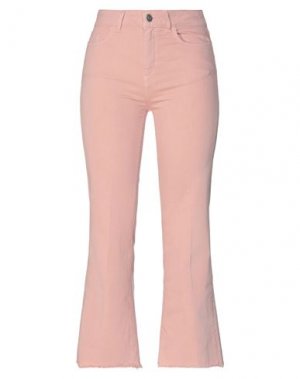 Джинсовые брюки JUCCA. Цвет: розовый