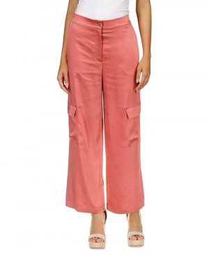 Женские однотонные атласные брюки-карго , розовый Michael Kors