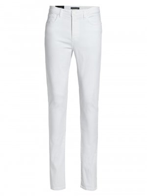 Эластичные джинсы скинни Greyson с эффектом потертости , белый MONFRÈRE