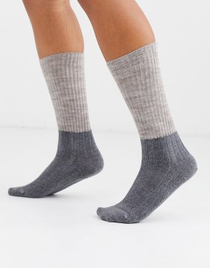 Контрастные носки Jonathan Ason-Серый Aston