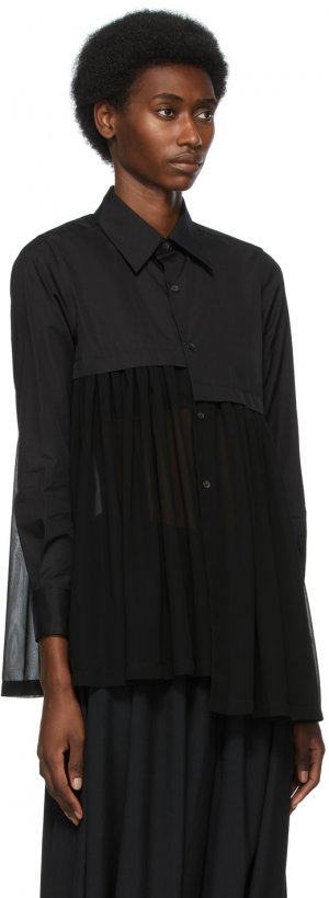 Black Pleated Shirt Comme des Garçons. Цвет: 1 black