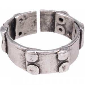 Кольцо , безразмерное, серебряный OTOKODESIGN. Цвет: серебристый