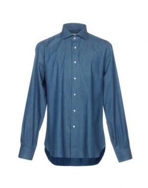 Джинсовая рубашка MATTABISCH. Цвет: синий