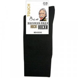 Носки , размер 25-27, черный Touch. Цвет: черный