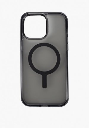 Чехол для iPhone Uniq 15 Pro Max, Combat с MagSafe, усиленный каркас ребром жесткости. Цвет: черный