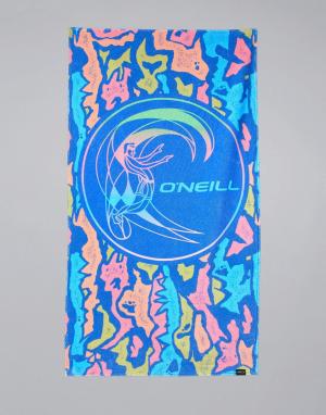 Полотенце с логотипом ONeill O'Neill. Цвет: синий