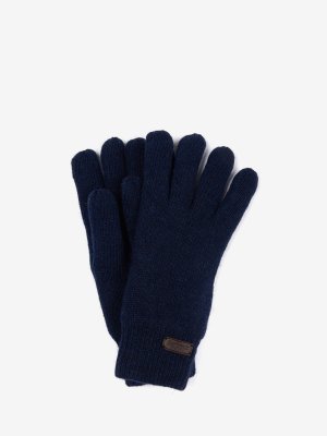 Перчатки Carlton из смесовой шерсти, темно-синий Barbour