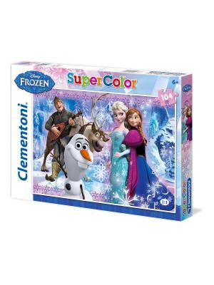 Итальянский пазл Clementoni. Серия Disney.Frozen. Сказочное путешествие. 104 эл. Clementoni. Цвет: темно-фиолетовый, белый, коричневый