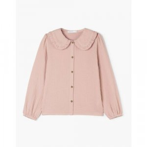 Рубашка , размер 8-10л/134-140, розовый Gloria Jeans. Цвет: розовый