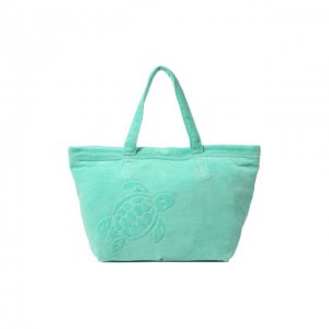 Текстильная пляжная сумка Vilebrequin. Цвет: зелёный