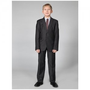 Пиджак школьный для мальчика 80 LVL Макс серый 28 (122). Цвет: серый