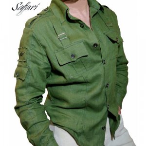 Рубашка , размер XL, зеленый SAFARI. Цвет: зеленый