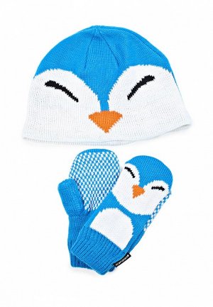 Комплект шапка и варежки Icepeak IC647CBJR811. Цвет: голубой