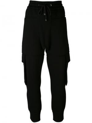 Спортивные брюки Helmut Lang. Цвет: чёрный