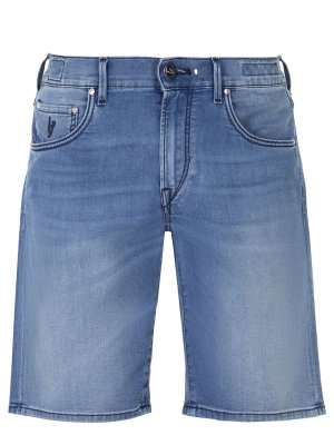 Шорты джинсовые HAND PICKED. Цвет: голубой