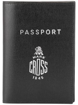 Обложка для паспорта с логотипом Mark Cross