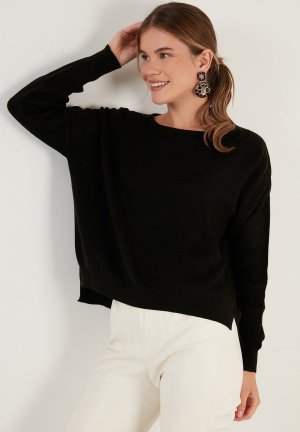 Вязаный свитер , цвет black LELA