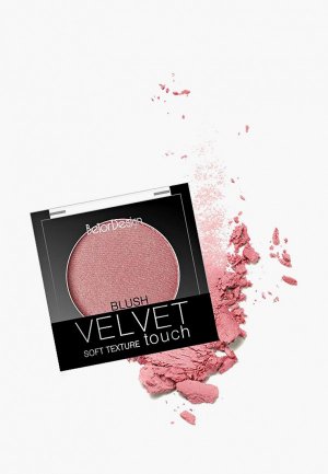 Румяна BelorDesign Velvet Touch, 102 розово-персиковый, 3,6 г. Цвет: розовый