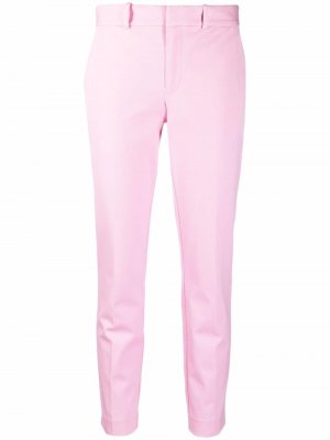 Укороченные брюки кроя слим Polo Ralph Lauren. Цвет: розовый