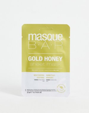 Тканевая маска – Gold Honey-Бесцветный MasqueBAR