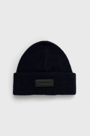 Шерстяная шапка , темно-синий Calvin Klein