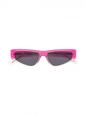 Двухцветные солнцезащитные очки Stella McCartney Kids. Цвет: розовый