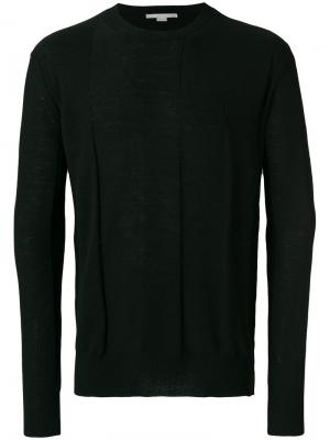 Текстурный свитер с полосками Stella McCartney. Цвет: черный