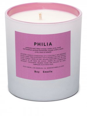 Ароматическая свеча Philia (240 г) Boy Smells. Цвет: серый
