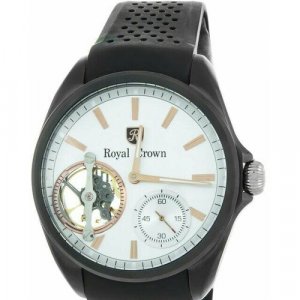 Наручные часы Royal Сrown 6112L-3, черный Crown. Цвет: черный