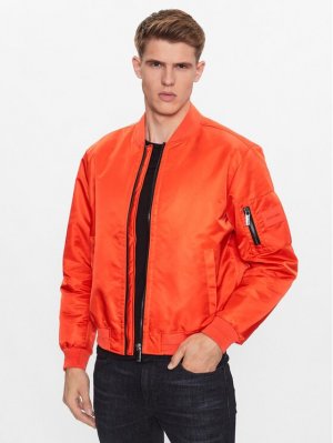 Бомбер стандартного кроя , оранжевый Calvin Klein