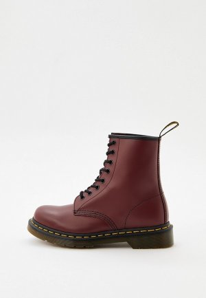 Ботинки Dr. Martens 1460 Cherry Red Smooth. Цвет: бордовый