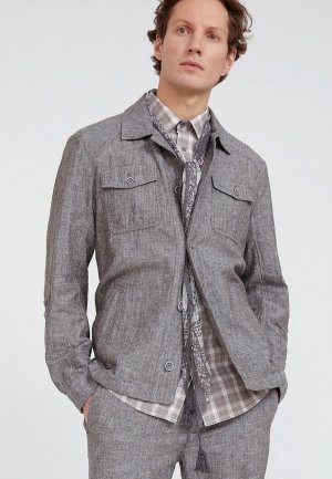 Пиджак Finn Flare. Цвет: серый