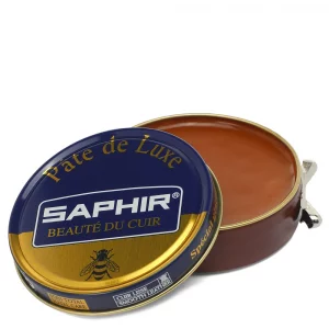 Крем для гладкой кожи Pate De Luxe Light brown (Светло-коричневый) 50 мл Saphir. Цвет: коричневый