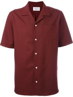 Рубашка с короткими рукавами Cave Libertine-Libertine. Цвет: красный