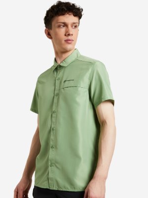 Рубашка с коротким рукавом мужская , Зеленый Outventure. Цвет: зеленый