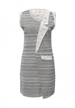 Платье Met. Цвет: серый