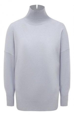 Пуловер из шерсти и шелка Antonelli Firenze. Цвет: голубой