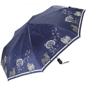 Зонт, синий Henry Backer. Цвет: синий
