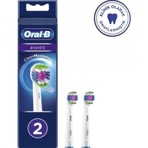 Перезаряжаемая сменная насадка для зубных щеток 3D 2 шт. Oral-B