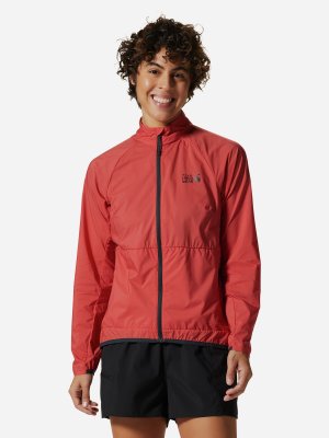 Ветровка женская Kor AirShell Full Zip Jacket, Красный Mountain Hardwear. Цвет: красный