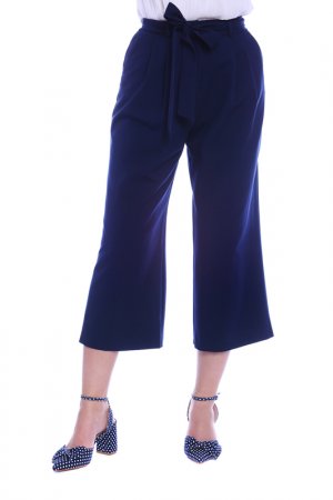 Trousers Emma Monti. Цвет: navy