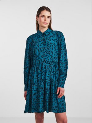 Платье-рубашка стандартного кроя Yas, синий YAS